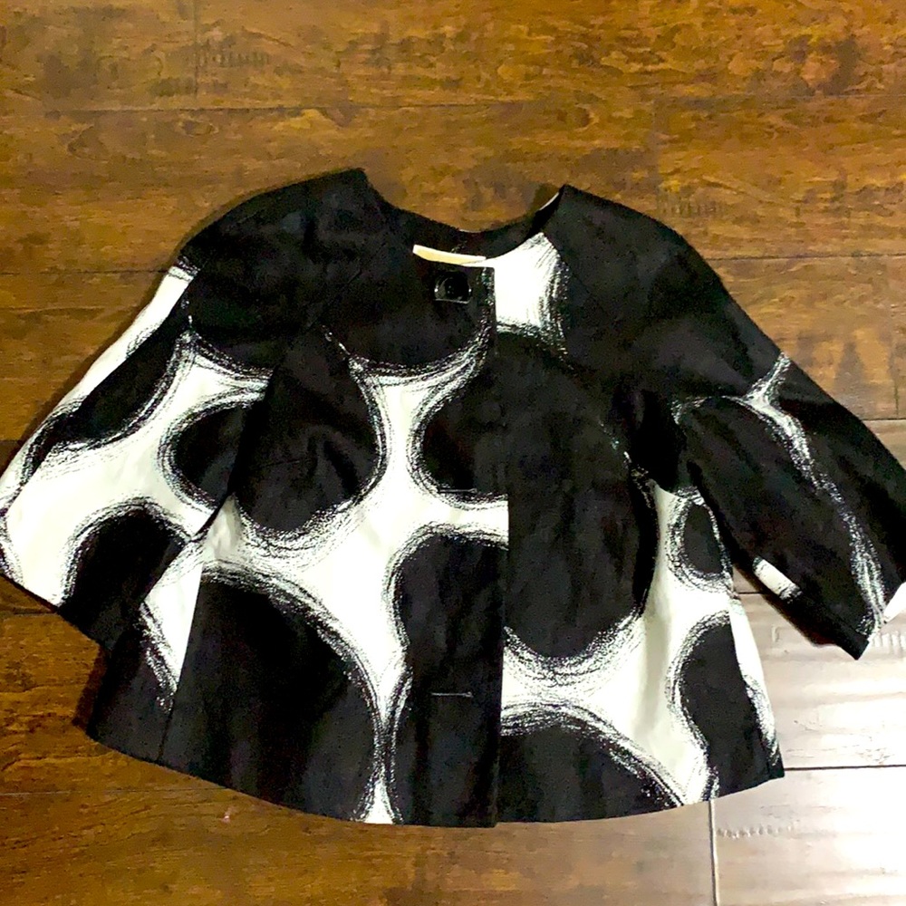 Michael Michael kors black and white blazer